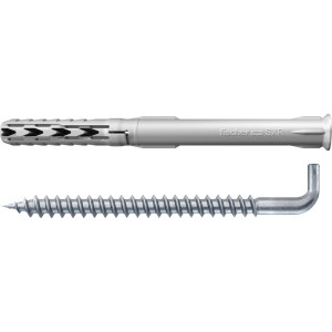 Fischer SXR 8x80 WH K Langschaftdübel mit Winkelhaken 8mm 14mm Blisterkarte VPE 2 Stück