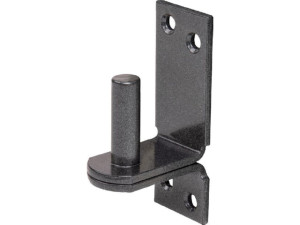 Kloben auf Platte DURAVIS ? 13 mm, DII-Haken, Material: Stahl, blau verzinkt, Oberfläche: schwarz-diamant