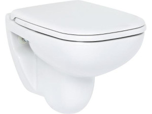 Wand-wc Duravit D-Code Compact 480 mm, Tiefspüler, weiss