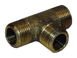 T-stück Messing Außengewinde 1/8 AG
