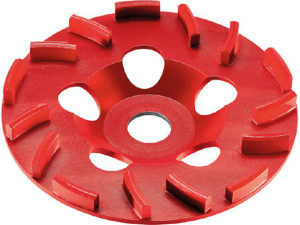 Diamantschleifteller Flex E-Jet, für Beton Klebstoffe, Estrich, Putz, Mörtel, Sandstein, d 150 mm