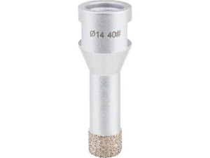 Fliesenbohrkrone Soldia d 14 mm, Aufnahme M14, trocken integrierter Kühlung