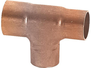 Kupfer Lötfitting T-Stück mehrfach reduziert 18x15x15 mm i/i/i
