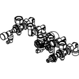 Viessmann Armaturen-Bausatz Kombi Aufputz-Montage für Gas-Kombiwasserheizer EU/CH ZK04925