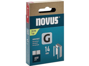 Flachdrahtklammer Novus Typ G 11/14 verzinkt VPE: 600 Stück