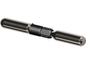 Egmatec CO2-Kartuschenhalter für die Fahrrad-Sattelstütze 27,2 mm inkl. 2 x CO2-Kartuschen