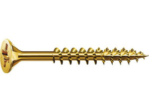 Senkkopfschraube Spax Yellox Teilgewinde Kreuzschlitz d 5,0x100mm VPE 200 Stück
