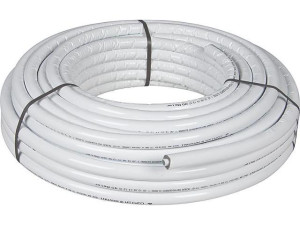 Alu-verbundrohr PE-RT 32 x3 mm Rolle 25 m mit Isolierung 9 mm Trinkwasser geeignet