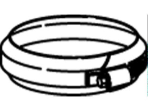 Viessmann 9564712 Vitoset Klemmbänder (5 Stück), Systemgröße 150mm einwandig