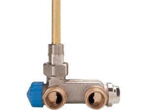 Heimeier 3877-02.000 E-Z Ventil mit Tauchrohr DN15 Einrohrsystem Eckform