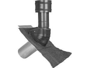Gebavent SDL100125S Dachhaube Steildach Lüftung Typ SDL 100/125 Farbe schwarz