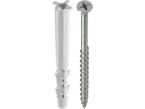 Tox Allzweck-Rahmendübel Tetrafix XL 6x65 mm + Schraube 21101051 VPE 50 Stück