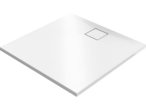 Duschwanne Hüppe EasyFlat Mineralguss weiß 1000x1000x30 mm