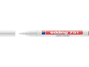 Edding Lackmarker 751 weiß Strichbreite 1 - 2mm Rundspitze