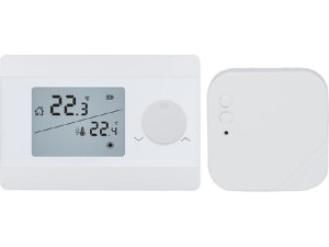 Funk-raumthermostat Digital, Imit Silver TA/RF S