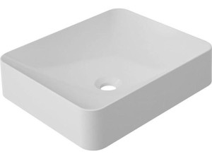 Aufsatz-waschtisch Parnaiba aus Mineralguss, BxHxT 450x105x380mm