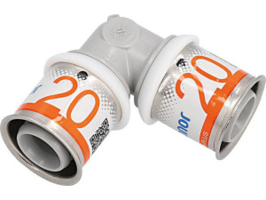 Uponor S-Press PLUS Winkel 90° PPSU d20mm-d20mm