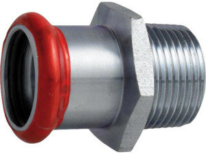 C-stahl Pressfitting M-Kontur Übergangsstück AG 28mm x DN32 (1 1/4')
