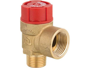 Membran-sicherheitsventil für Heizung DN15 AG (1/2'AG) 3bar