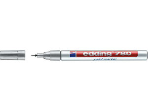 Edding Lackmarker 780 weiß Strichbreite 0, 8mm Kunststoffspitze