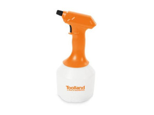 Elektrische Pflanzenspritze 1L, verstellbarer Sprühkopf, LED-Anzeige, Akku, PP, 1l, 2Bar, USB, weiß/orange/schwarz, 1 Stück