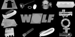 Wolf Induktionsjalousie für LH 100 Wandgerät, mit Handverstellung