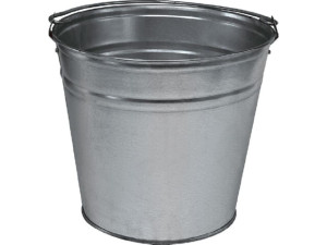 Ideal-baueimer 12 Liter verzinkt, d = 300mm