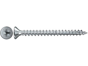 Fischer Spanplattenschrauben Power-Fast, 3,0x16, Senkkopf, blauverzinkt, Vollgewinde Kreuzschlitz PZ, 652025, VPE 200 Stück