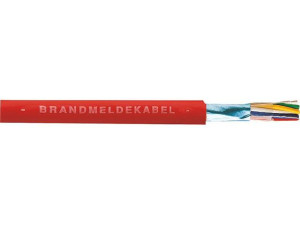 Brandmeldekabel 2x0,8mm rot, Rolle 50 Meter