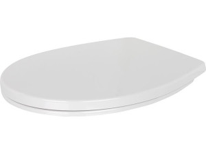 Wc-sitz Emu aus Duroplast, weiß SoftClose, Steckscharnier mit Spreizdübel, BxT 386x453mm