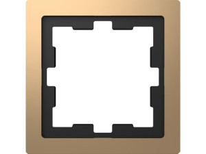 D-life Metallrahmen, 1fach, Champagnermetallic