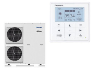Panasonic Aquarea T-CAP 9kW,400V, R32, Luftwärmepumpe Monoblocksystem, Generation J, Inverter, WH-MXC09J3E8-1