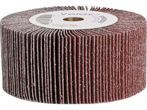 Lamellenschleifwalze M 14 Innen-Gewinde 110x50xM14 Körnung P 120