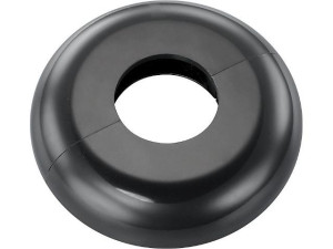 Einzelrosette Typ Mailand Schwarzgrau - ähnlich RAL 7021 - 16mm