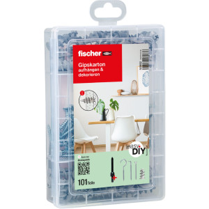 Fischer EasyDIY Box Gipskarton Sortimentsbox 101 Stück