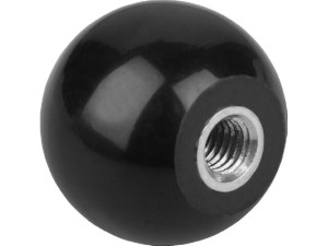 Kugelknopf mit Gewindebuchse Innengewinde M 10, Form E, Durchmesser 32mm