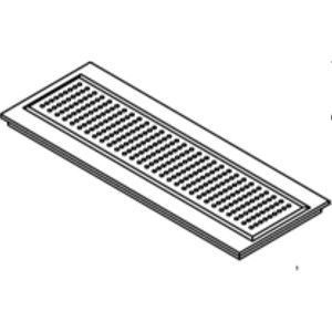 Viessmann Abdeckgitter Fussbodenauslass weiss 7440225