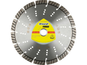 Diamanttrennscheiben Klingspor DT 612 UT, 230 x 2,6 x 22,23 mm 15 Segmente