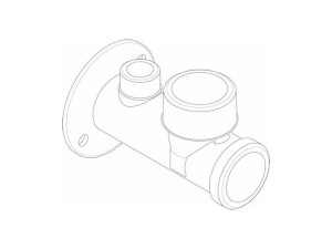 Buderus 8718595433 T-Stück G11/2 mit Muffe G3/4 VL everp