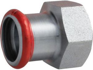 C-stahl Pressfitting M-Kontur Übergangsmuffe IG 76,1mm x DN50 (2'')