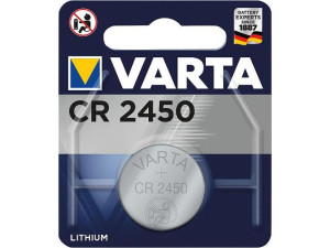 Varta Lithium Knopfzelle CR2450, 3,0Volt 1er Blister