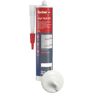 Fischer High Tack AC 1K-Acrylatdispersion Kartusche 310ml cremeweiß Innenbereich VPE 12 Stück