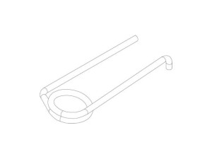 Buderus 87186632290 Federverriegelung 10mm Schraube M3.5x8