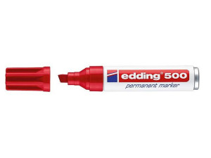Edding Permanentmarker 500 rot Strichbreite 2 - 7mm Keilspitze