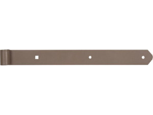 Ladenband DURAVIS 400 ? 13 mm, gerade, Abschluss abgerundet, Material: Stahl, blau verzinkt, Oberfläche: perlbeige RAL 1035