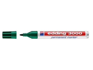 Edding Permanentmarker 3000 grün Strichbreite 1, 5 - 3mm Rundspitze