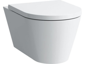 Wc-set Laufen Kartell Wand-Tiefspül, spülrandlos, Softclose-Sitz, weiß, Keramik, 370x355x545mm