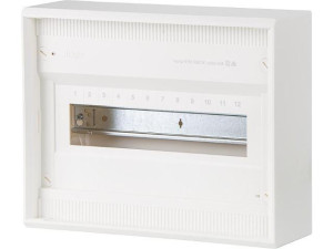 Aufputzverteiler Hager, Volta IP30, 1x12PLE, ohne Tür VA12CN