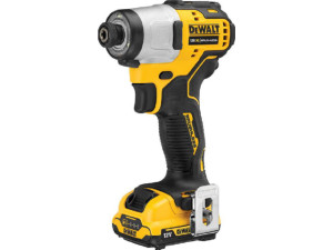 Akku-schlagschrauber DeWALT 12V DCF801D2T-QW mit 2x 2,0 Ah Akkus und Ladegerät