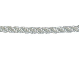 Gewa-faserseil, Polyamid gedreht d= 10mm, Länge 25 m Farbe weiß